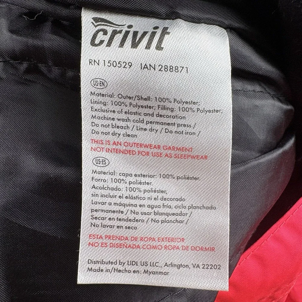 Crivit Kids Snow Ski Pants 10-12Y Pink Insulated Bib Snowboard Winter Suspenders